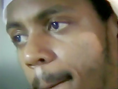 Lustful Black Guy Beating Off