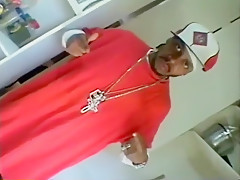 Lustful Black Guy Beating Off