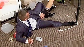 MAP Stag party gone wrong  Suited hotties have some fun 