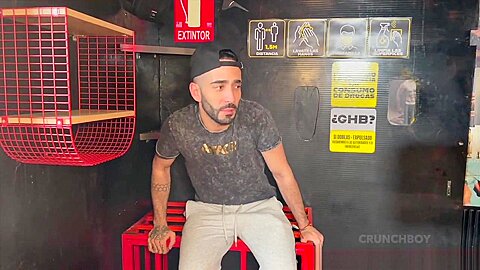 Manuel Sclaco fucked raw in sling by Alton Red - BarebackBarcelona
