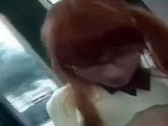 Marie McCray On Bus