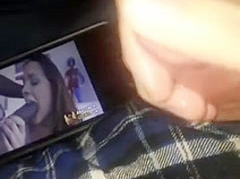 Masturbating To Hot Interracial 2