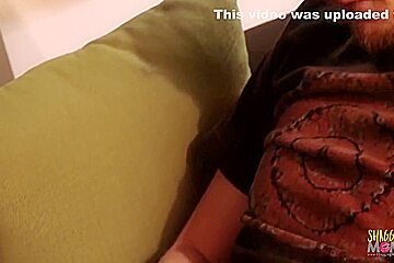 Mature Slut Is Horny And She Jumps On Her Stepdaughters Boyfriend Sucks His Dick N The Livingroom