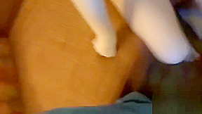Maya Kendrick's painted toes look tasty against her pale ski