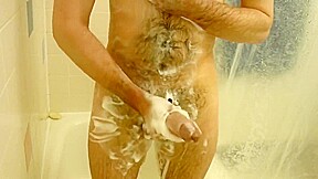 Me Stroking My Cock In The Shower