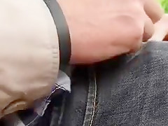 Me wanking off in Public Train Station (inc  cum shot!)