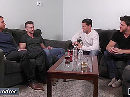 Men com - Ashton McKay and Aspen and Connor Maguire and Jake Ashford - Step dad Group 3 - Jizz Orgy