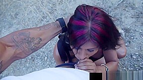 MexiMilf Gabby Quinteros Banged By Big Black Cock Outdoors!
