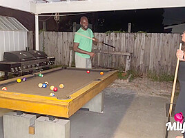 MilfCandy Samantha loses at Pool and takes long BBC