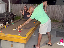 MilfCandy Samantha loses at Pool and takes long BBC