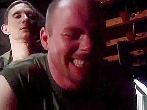 Military studs fuck in the gym - Iron Horse