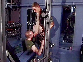 Military studs fuck in the gym - Iron Horse
