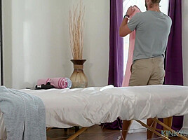 Min S And Maddy May In Gets A Last-minute Massage At The