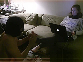 Mistress T playing with slave