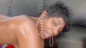 Monster ass ebony oiled up and BBC penetrated