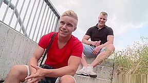 Muscle Step daddy anal sex with facial