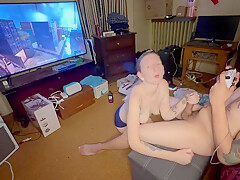 My Fiance Gives Me A Blowjob While I Play The Game
