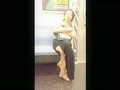NYC subway asian