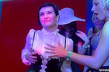 Nasty Buxom Lesbians Hot Sex Party