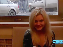 Naughty Blonde Flashes Her Ass In Outdoor While Her Boyfriend Films