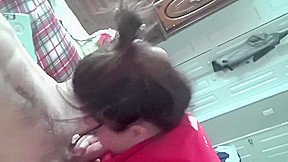 Naughty teen 18+ Gets Fucked Hard and Deep throats until she swallows!