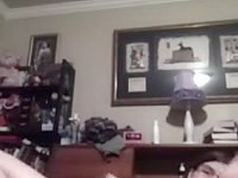 Nerdy college girl takes study break to fuck herself