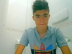 Nice Boy In Adidas Hoodie Bathroom