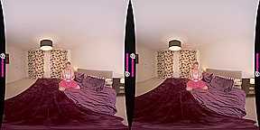 Night of Teasing - Big Tit British Babe Solo Striptease And VR Blowjob with Tommy Torso