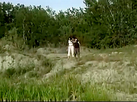 Nude Beach – Hot Redhead Babe DP CIM MMF Threesome