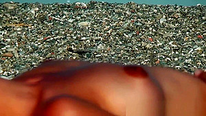 Nudist Girls Splashing Around And Playing In Shallow Water