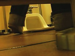 Office girls are pissing in the womens WC