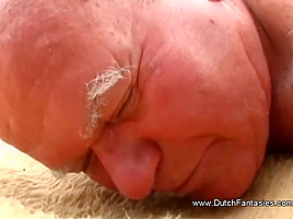 Old Man Fucks Dutch teen 18+ Outdoors To Relax And Arouse