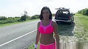 Outdoor Cocksucking Stranded Babe Facialized