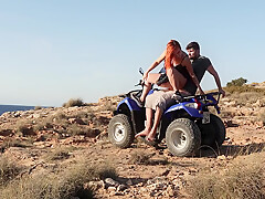 Outdoor Public Sex One Rocks With Quad