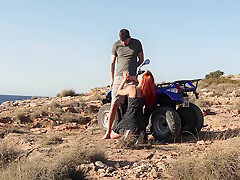 Outdoor Public Sex One Rocks With Quad