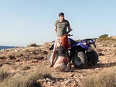 Outdoor Public Sex One Rocks With Quad