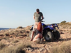 Outdoor Public Sex One Rocks With Quad