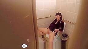 POVD - Restaurant worker fucks Allora Ashlyn in bathroom