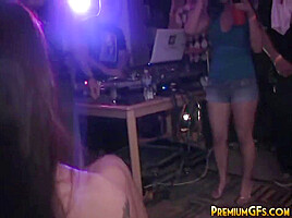 Party Girls with Perfect Body Lesbian Sex with Dildo