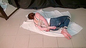 Patricia hogtied