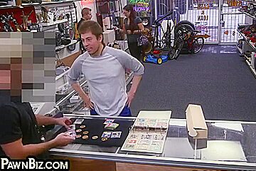 Pawnshop Bottom Stud Facialized In Office 3some By Bosses