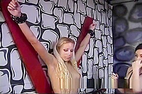 Perfect blonde girl experiences humiliation and pain like never before