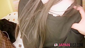 Petite Japanese Milf Gets Messy Pov Creampie