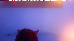 Petite diablesse se fait défoncer le cul dans Step son costume d'Halloween POV