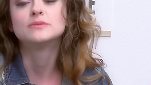 Petite teen 18+ got in trouble after being caught red handed by a hot and horny officer