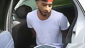 Phone thief is subdued by horny milf cops into making his cock super hard