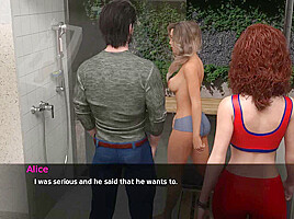 Pine Falls Hot Threesome Under The Shower Ep 41