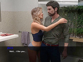 Pine Falls Hot Threesome Under The Shower Ep 41