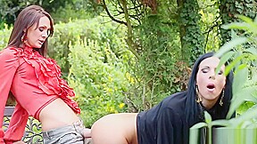 Pissing Lesbian Rides Toy