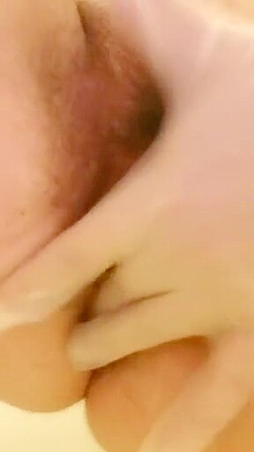 Pissing then Fingering My Sloppy Holes